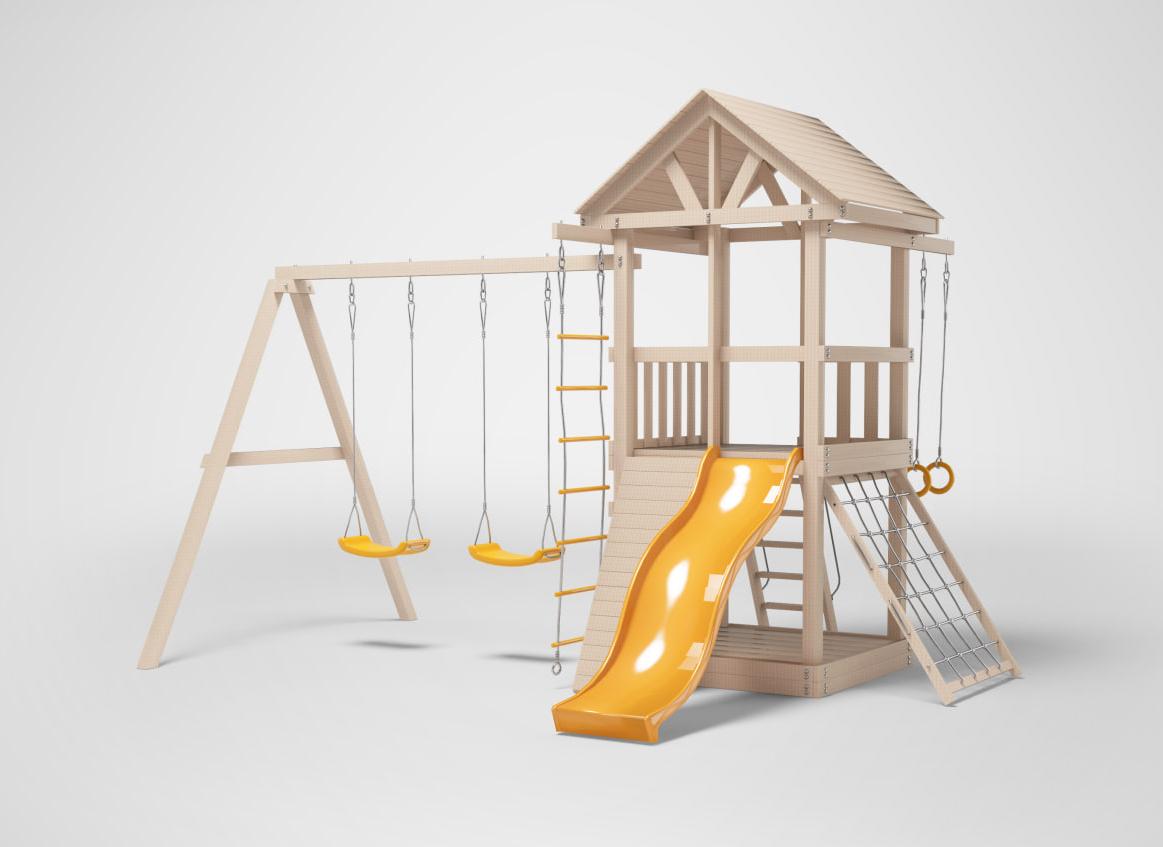 All-season children's play complexes